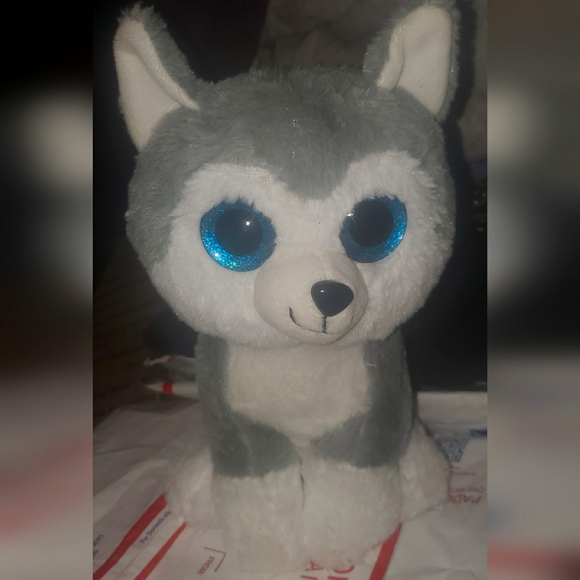 Plushie Siberia Husky Stuffed Animal/TY Like - Picture 7 of 7